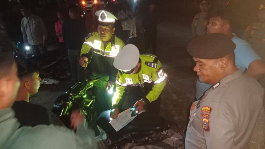 Antisipasi Geng Motor dan Balap Liar, Polres Tanjungbalai Patroli Skala Besar