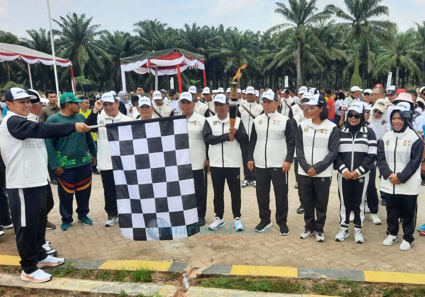Darma Wijaya Sebut Kirab Api PON Momen Bersejarah bagi Mayarakat Sergai