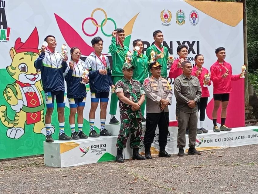 Atlet Balap Sepeda XCR Jatim Raih Emas PON XXI Aceh-Sumut 2024