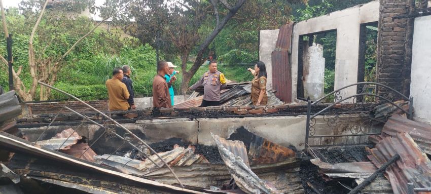 Satu Rumah Terbakar di Pematangsiantar