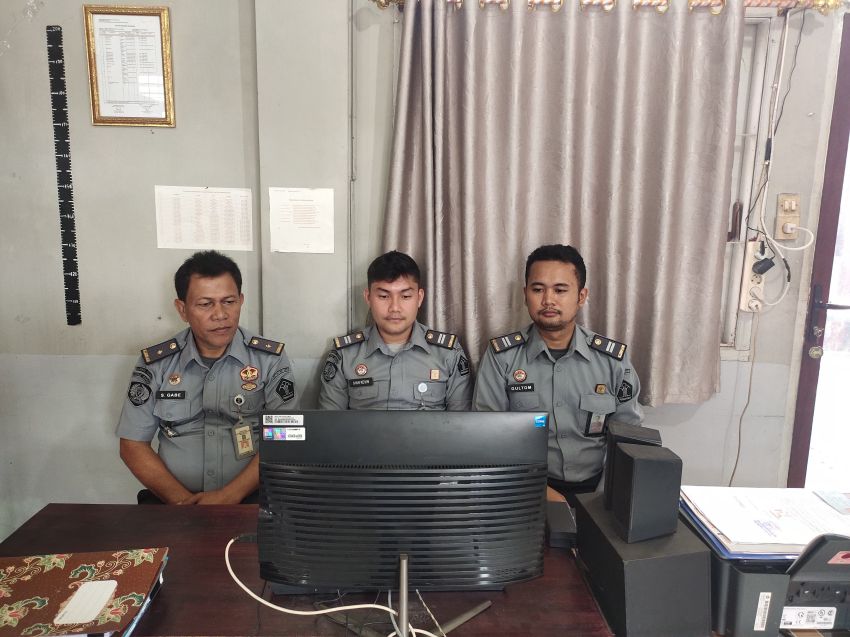 Lapas Barus Ikuti Diskusi Strategi Kebijakan Kumham Secara Virtual