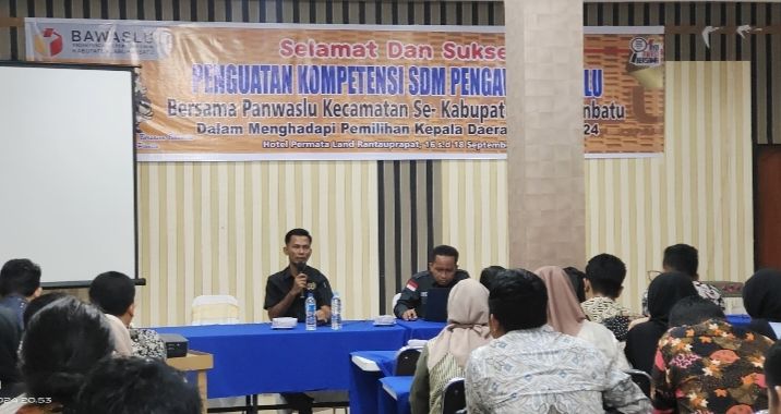 Hadapi Pilkada 2024, Bawaslu Labuhanbatu Beri Penguatan Kompetensi SDM Panwaslu