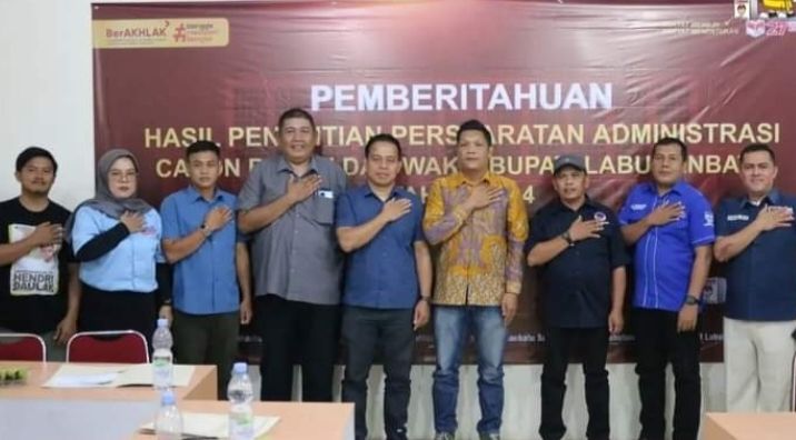 KPU Nyatakan 3 Pasangan Balon Bupati-Wakil Bupati Labuhanbatu Memenuhi Syarat