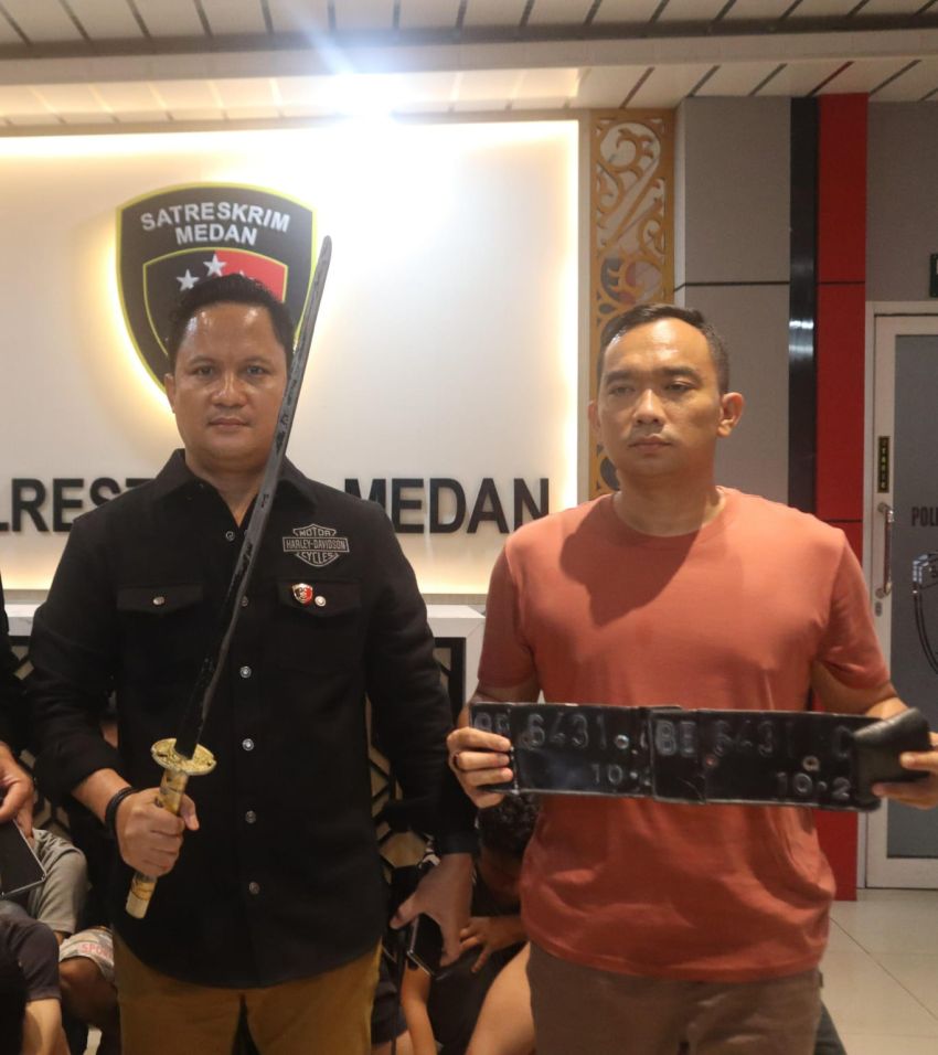 Polrestabes Medan Ringkus 10 Anggota Geng Motor Texas