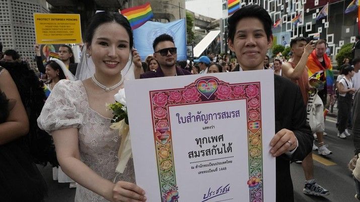 Thailand Legalkan Pernikahan Sesama Jenis