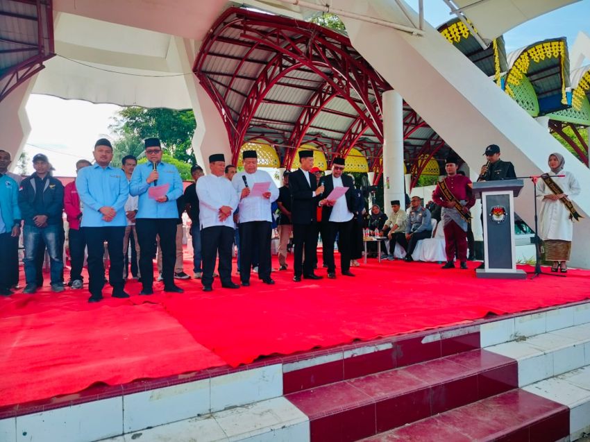 KPU Tanjungbalai Gelar Deklarasi Kampanye Damai