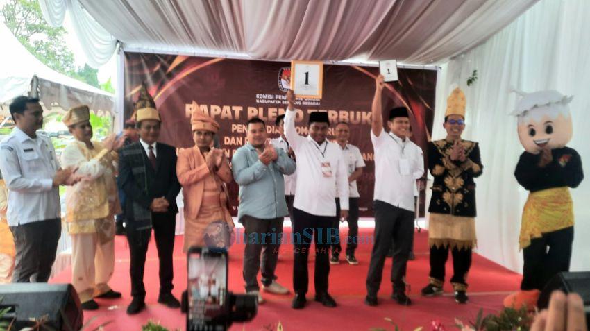 KPU Sergai Gelar Pleno Pengundian dan Penetapan Nomor Urut Paslon Bupati