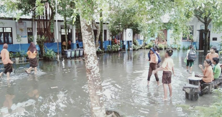 Air dari Pengunungan, Seratusan Rumah Warga Terkena Banjir di Batangkuis