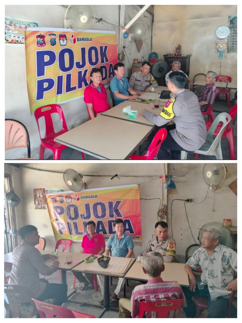 Bhabinkamtibmas Polsek Tanjungbalai Selatan Laksanakan Cooling System Jelang Pilkada