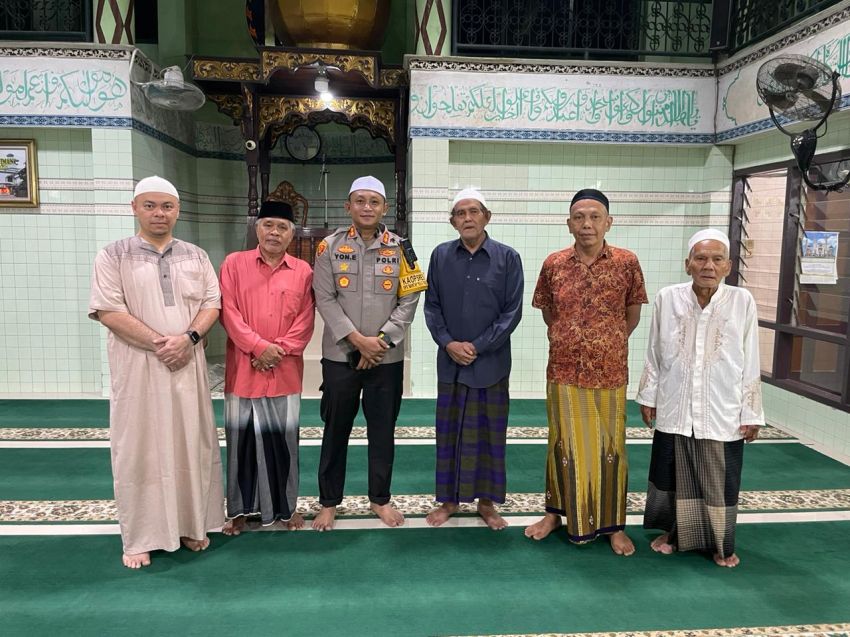 Kapolres Tanjungbalai Gelar Gassuling Damas di Masjid Nurul Iman