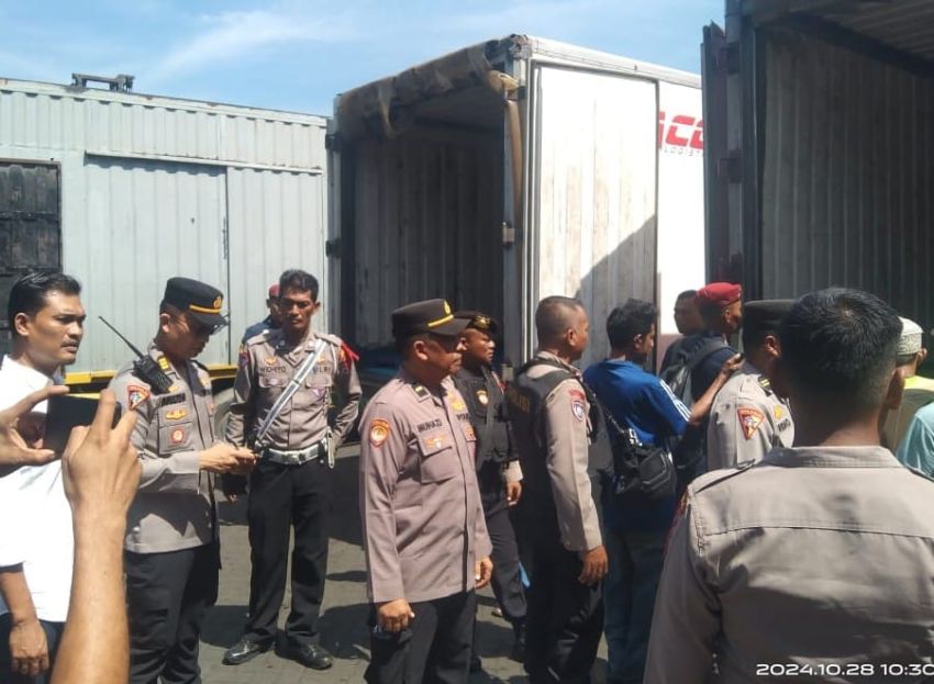 Polres Belawan Jaga Ketat Logistik Pilkada 2024