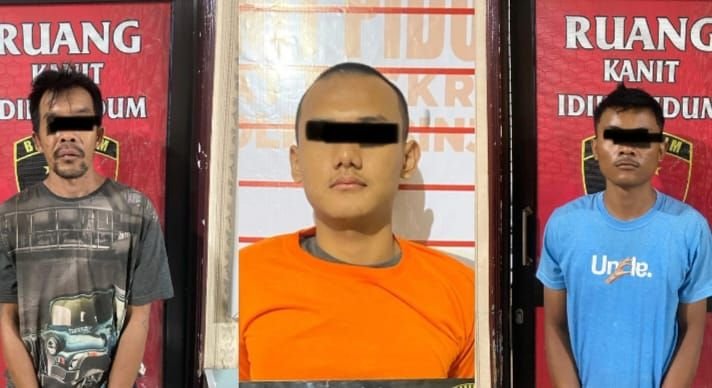 Satreskrim Polres Binjai Ciduk Tiga Pelaku Curas