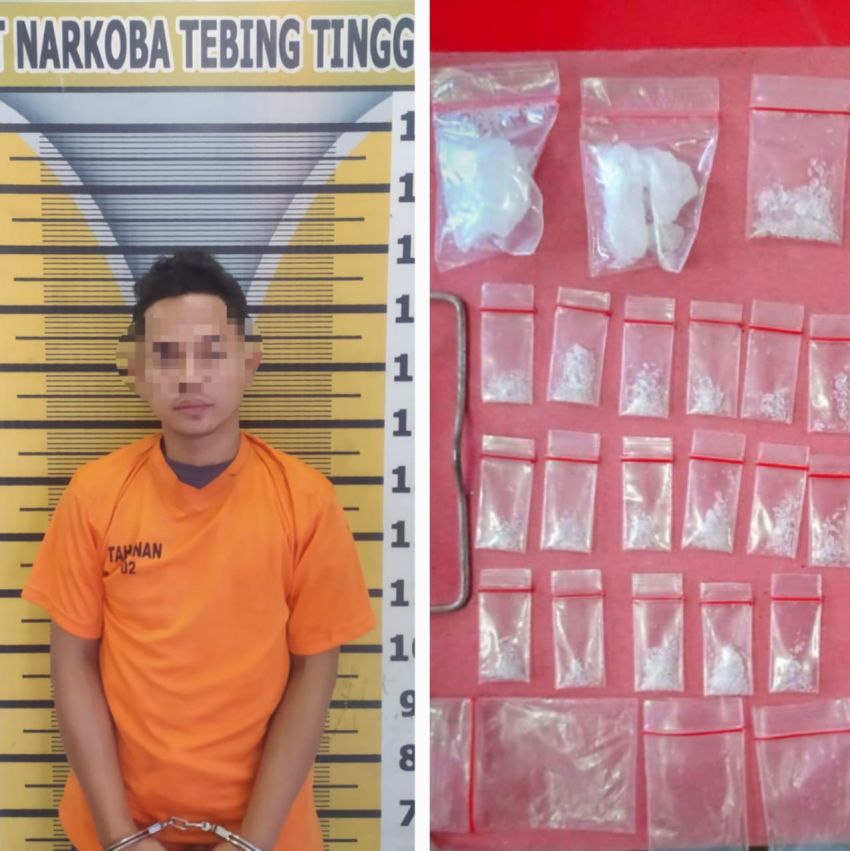 Sat Narkoba Polres Tebingtinggi Bekuk Pengedar Sabu di Kediamannya