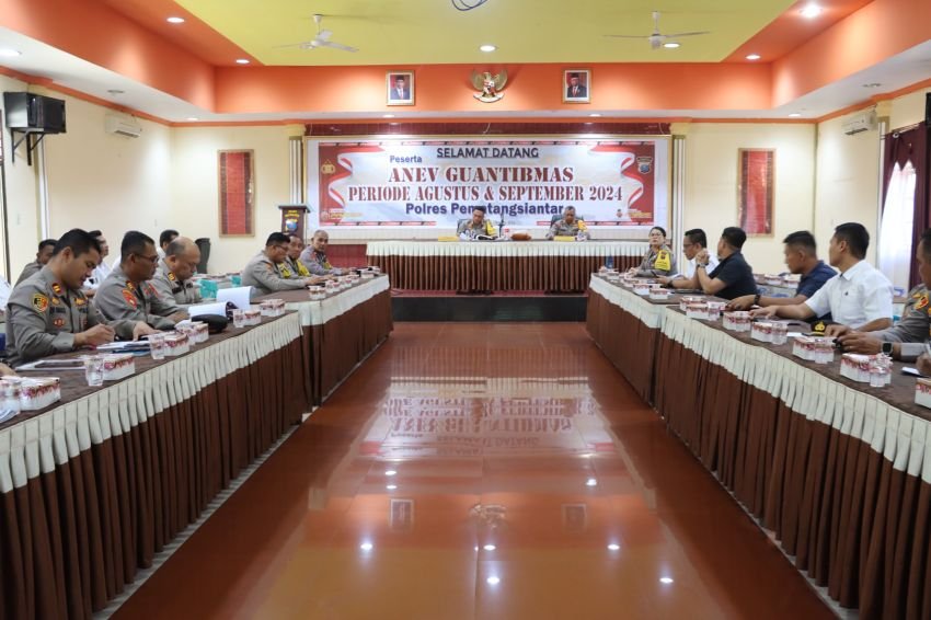 Kapolres Pematangsiantar Pimpin Anev Bersama PJU