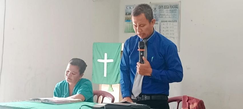 PA Seksi Inang GKPS Bogak Pangkal Ressort Desa Pon, Ajak Kaum Ibu Takut Akan Tuhan