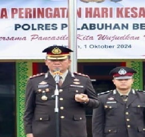 Peringatan Hari Kesaktian Pancasila, Kapolres Belawan Ajak Masyarakat Tidak Tawuran