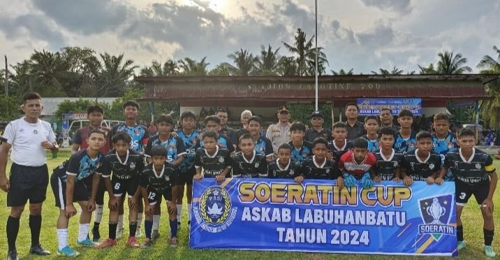 Buka Kompetisi Soeratin Cup U-15, Kadis Porabudpar Labuhanbatu Ingatkan Wasit Adil