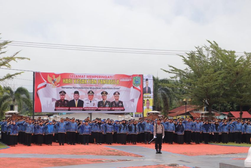 Pemkab Paluta Peringati Hari Kesakitan Pancasila
