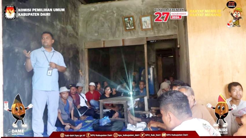 KPU Dairi Sosialisasikan Tahapan Pilkada kepada Penyandang Disabilitas