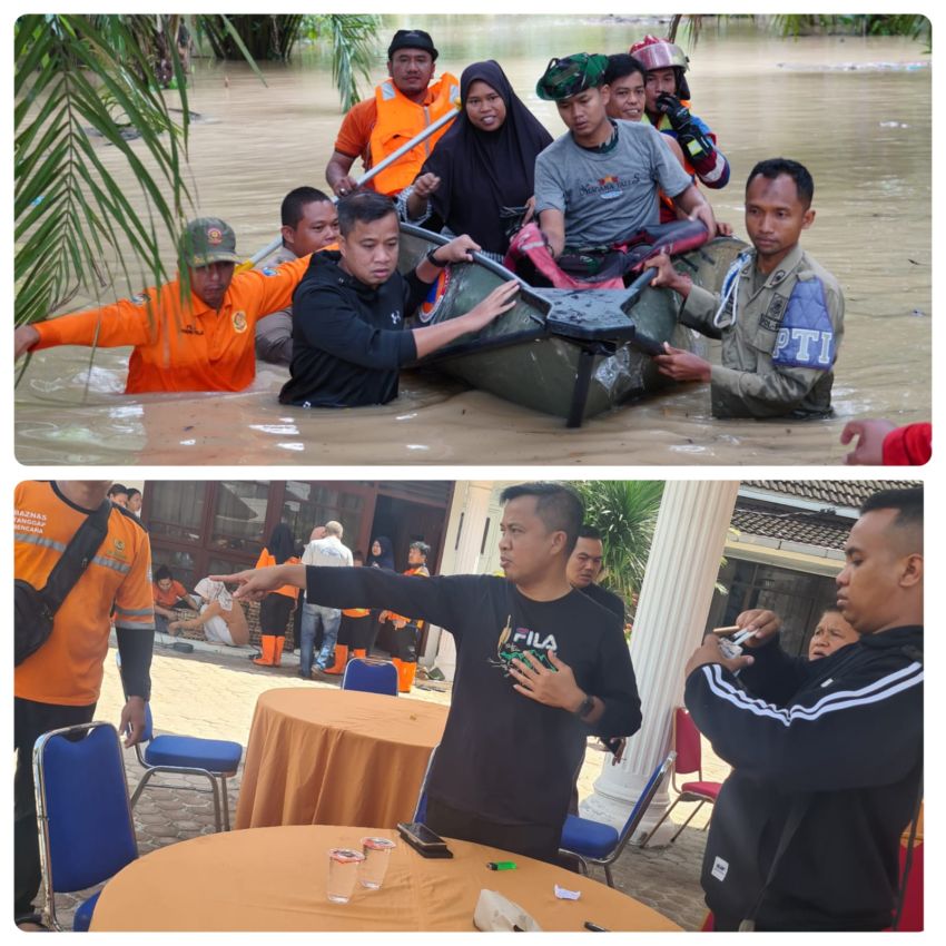 Pj Wali Kota Pimpin Evakuasi dan Pendistribusian Bantuan Logistik Korban Banjir di Tebingtinggi