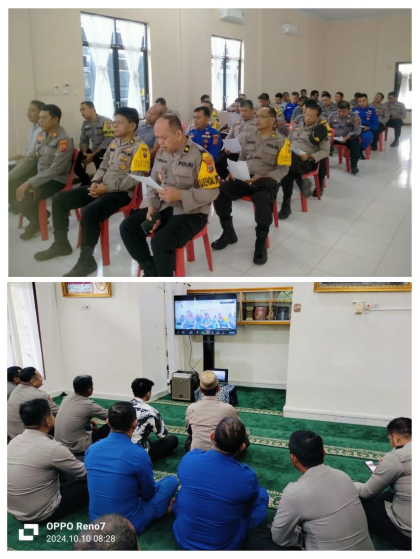 Tingkatkan Kualitas Rohani Personel, Polres Tanjungbalai Laksanakan Binrohtal