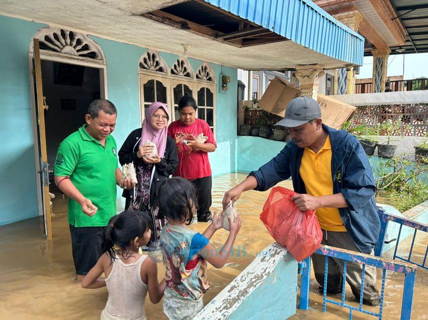 Basyaruddin Nasution Tinjau Sejumlah Lokasi Banjir di Tebingtinggi