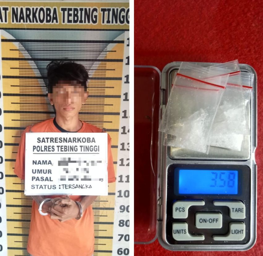 Miliki Sabu, Pria Pengangguran Diringkus Polres Tebingtinggi di Sergai