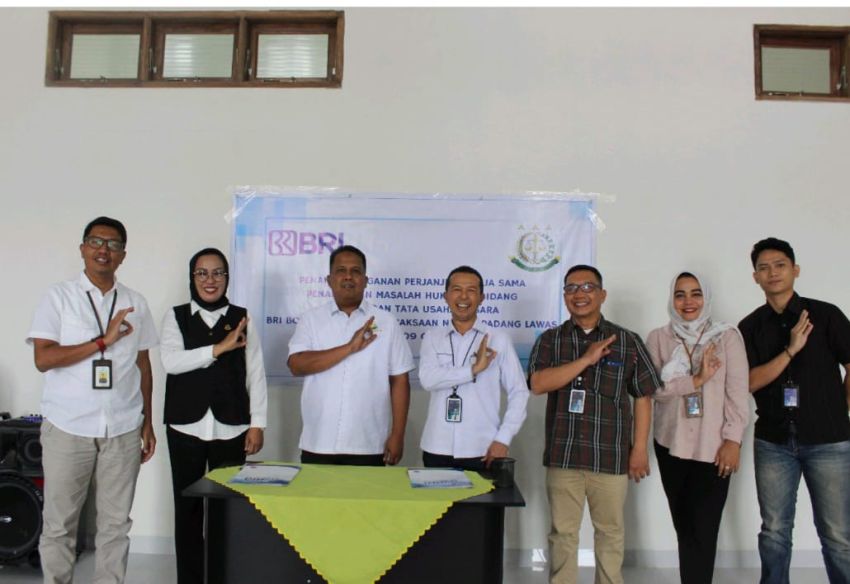 Kejari Palas dan BRI Cabang Sibuhuan Teken MoU Bidang Datun