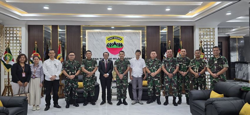 Pdt Penrad Siagian Temui Kasdam I/BB Bahas Maraknya Kasus Geng Motor dan Pilkada Serentak