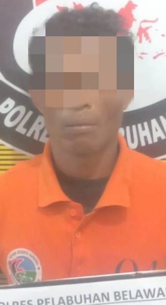 Polres Belawan Ringkus Pengedar Sabu di Kelurahan Terjun
