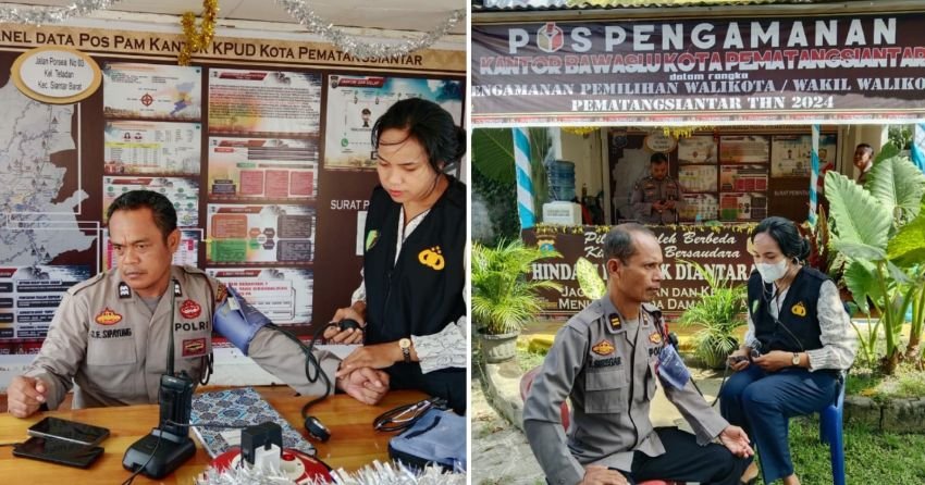Pastikan Stamina Terjaga, Polisi yang Pengamanan di KPU dan Bawaslu Rutin Diperiksa Kesehatan