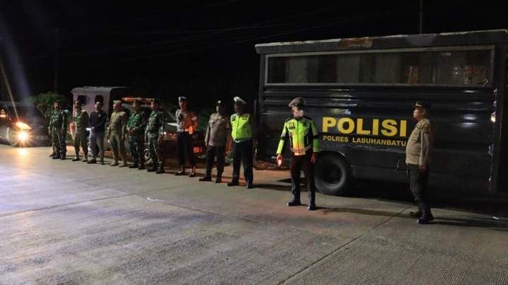 Polres, Kodim dan Pemkab Labuhanbatu Patroli 3 Pilar Pastikan Kamtibmas Kondusif Jelang Pilkada
