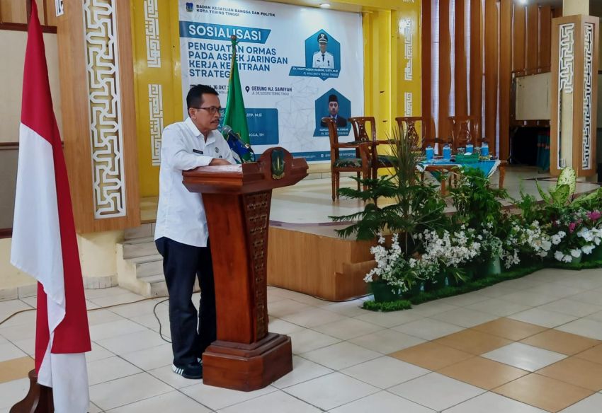 Pemko Tebingtinggi Gelar Sosialisasi Ormas Tahun 2024