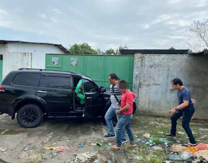 Petugas Tim Opsnal Polres Pematangsiantar Tangkap Tersangka Curanmor