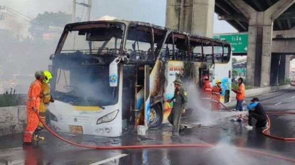 Bus di Thailand Terbakar, 22 Siswa dan 3 Guru Tewas