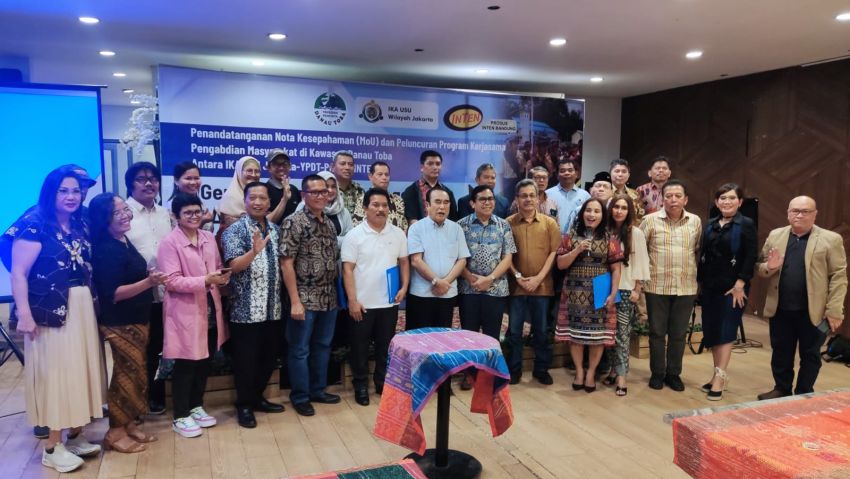 IKA USU Jakarta, YPDT, dan Prosus Inten Luncurkan Program Pengabdian Masyarakat di Kawasan Danau Toba
