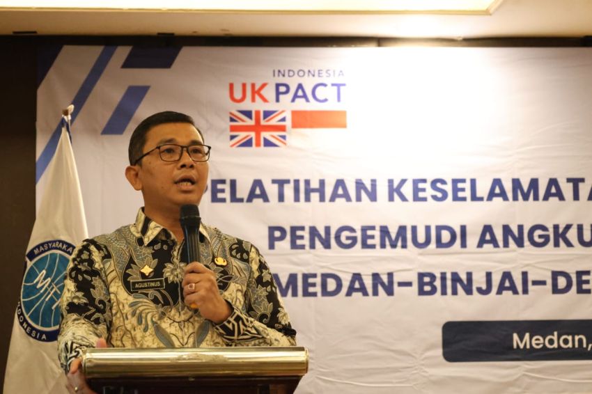Dishub Sumut Gelar Pelatihan Keselamatan Lalu Lintas Bersama UK PACT dan MTI