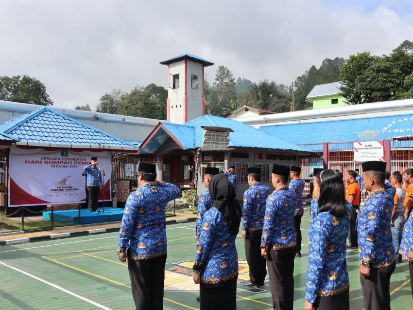 Rutan Tarutung Gelar Upacara Peringatan Sumpah Pemuda