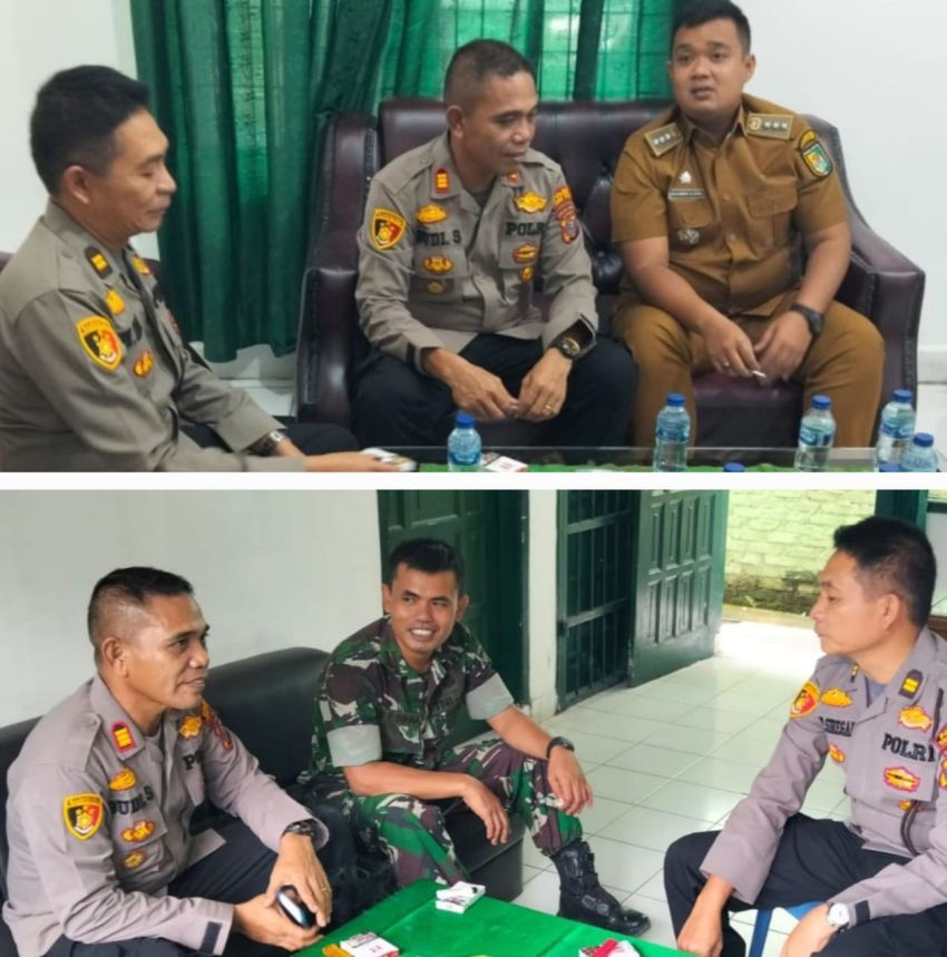 Baru Bertugas, Kapolsek Tebingtinggi Gercep Koordinasi Pilkada 2024