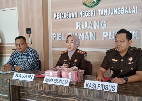 Fantastis, Total Capaian PNBP Kejari Tanjungbalai Capai 1.848,85 Persen