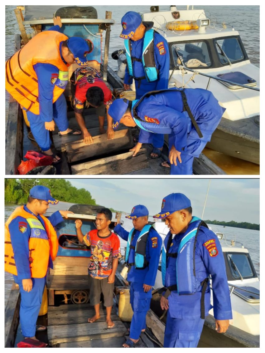 Sat Polairud Polres Tanjungbalai Imbau Nahkoda Lengkapi Dokumen Kapal