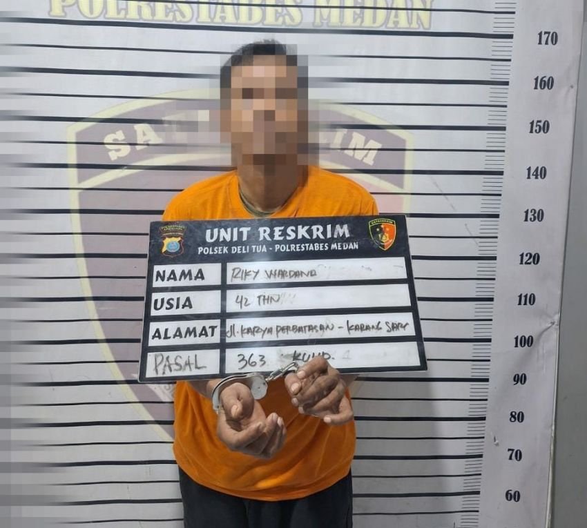 Polsek Delitua Tangkap Satu Pelaku Pencurian Sepeda Motor, Dua Lainnya Buron