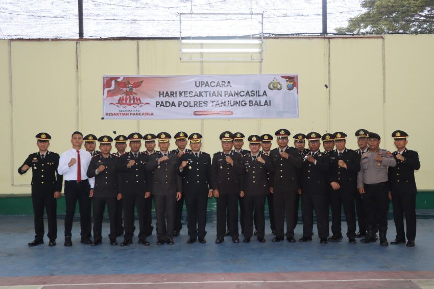 Polres Tanjungbalai Gelar Upacara Peringatan Hari Kesaktian Pancasila