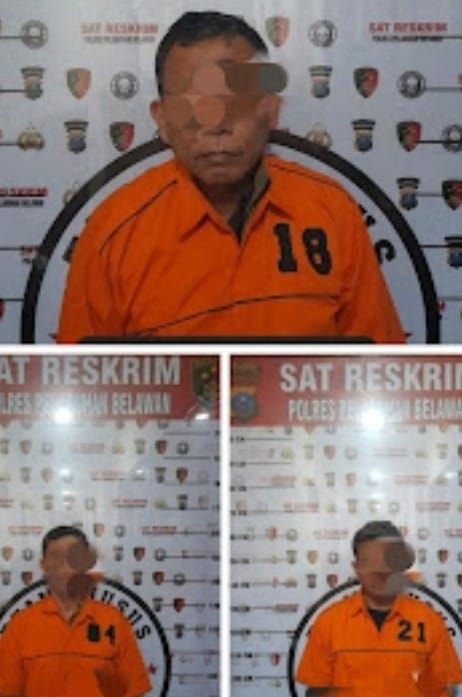 Polres Belawan Tangkap 3 Pria Terduga Pelaku Penipuan Jual Beli Besi