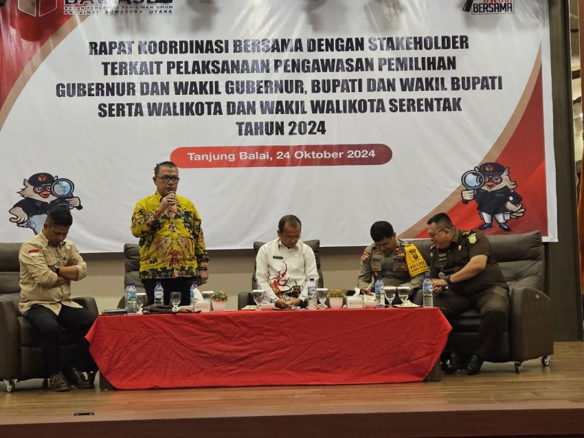 Perkuat Pengawasan, Bawaslu Sumut Rakor Bersama Stakeholder di Tanjungbalai