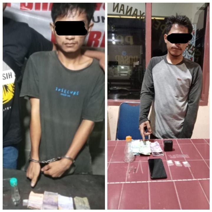 Polsek Bosar Maligas Ringkus 2 Pengedar Narkoba