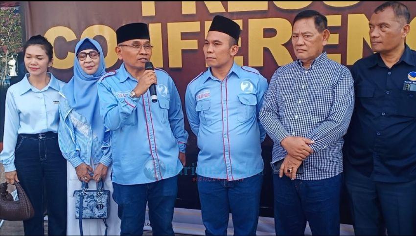 Usai Debat Publik, Calon Bupati dan Wakil Bupati Simalungun Anton-Benny Gelar Temu Pers
