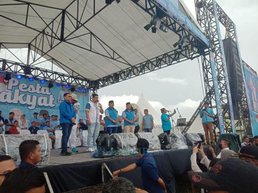 Bobby Bersama Anton Saragih Kampanye Akbar di Saribudolok
