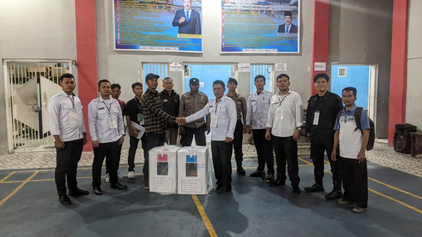 79 Pemilih Gunakan Hak Pilih di TPS Khusus Lapas Barus