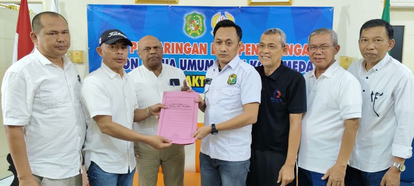 Aswindy Resmi Mendaftar Calon Ketua KONI Medan, Didukung 34 Cabor